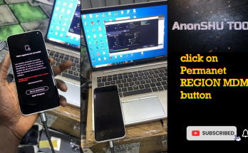 AnonSHU TOOL Blackscreen (region mdm lock) permanent unlock